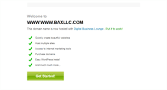 Desktop Screenshot of baxllc.com
