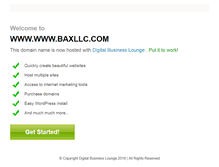 Tablet Screenshot of baxllc.com
